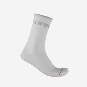 Calcetines Castelli DISTANZA 20 Hombre Blancas | 367259-YPB