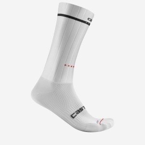 Calcetines Castelli FAST FEET 2 Hombre Blancas | 674398-MEP