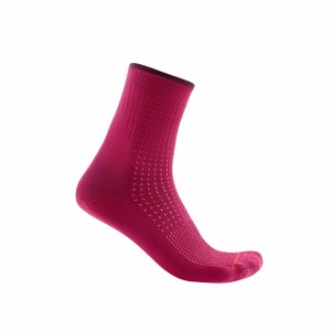 Calcetines Castelli PREMIO W Mujer Rojas | 517369-VXE