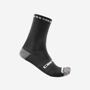 Calcetines Castelli ROSSO CORSA PRO 15 Hombre Negras | 490263-DRP