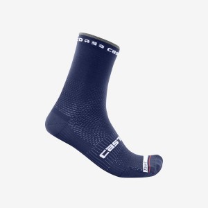 Calcetines Castelli ROSSO CORSA PRO 15 Hombre Azules | 271489-HGY