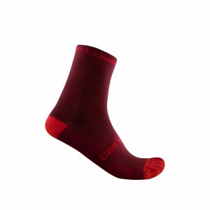 Calcetines Castelli SUPERLEGGERA T 12 Hombre Burdeos | 043297-UON