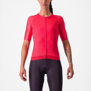 Camiseta Castelli AERO PRO 7.0 W Mujer Rojas | 064319-RLV