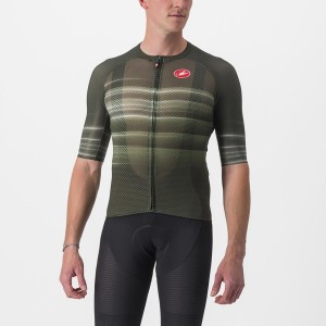 Camiseta Castelli CLIMBER'S 3.0 SL2 Hombre Verde Oscuro | 654380-QFN