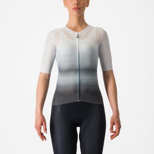 Camiseta Castelli CLIMBER'S 4.0 W Mujer Blancas Gris Oscuro | 290587-CLY