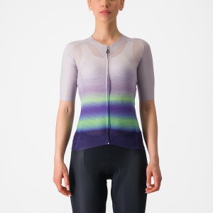 Camiseta Castelli CLIMBER'S 4.0 W Mujer Moradas Blancas Verde Moradas Oscuro | 392014-YZJ