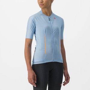 Camiseta Castelli ENDURANCE W Mujer Azules | 517042-TFM