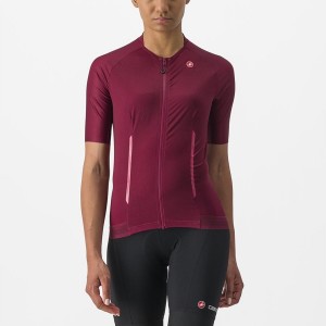 Camiseta Castelli ENDURANCE W Mujer Burdeos | 452963-SDE