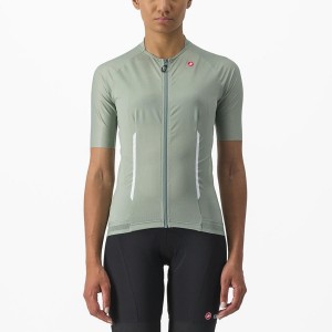 Camiseta Castelli ENDURANCE W Mujer Verde | 781025-PEG