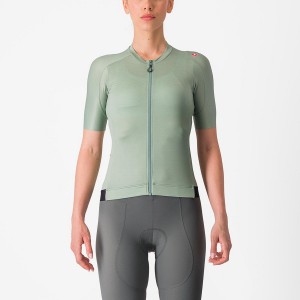 Camiseta Castelli ESPRESSO W Mujer Verde Verde Oscuro | 645217-YEU