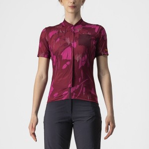 Camiseta Castelli UNLTD SENTIERO Mujer Rojas | 239815-YFU