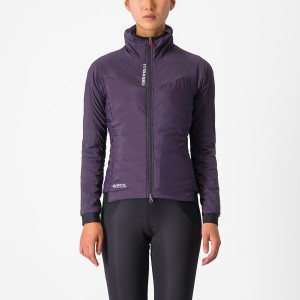 Camperas Castelli FLY THERMAL W Mujer Moradas | 431697-BJZ