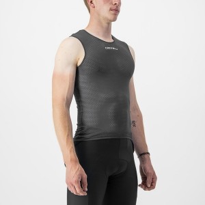 Capa Base Castelli PRO MESH 2.0 SLEEVELESS Hombre Negras | 739028-ODU