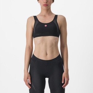 Capa Base Castelli ROSSO CORSA BRA Mujer Negras | 412038-OJR