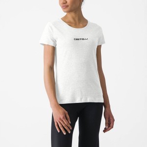 Casual Castelli CASTELLI CLASSICO W TEE Mujer Blancas | 109468-OIB