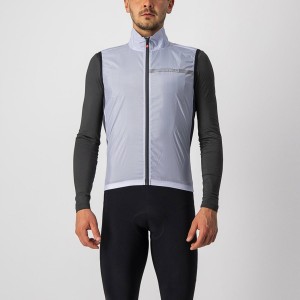 Chaleco Castelli SQUADRA STRETCH Hombre Plateadas Gris Gris Oscuro | 847951-XNF