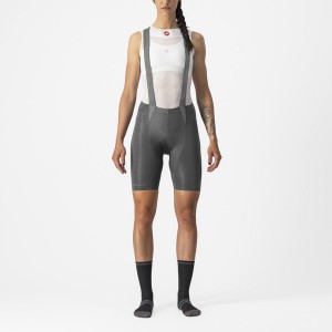 Culottes Con Tirantes Castelli FREE AERO RC W Mujer Gris | 891250-RZT