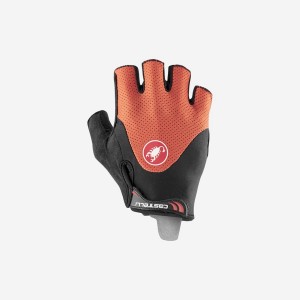 Guantes Castelli ARENBERG GEL 2 Hombre Rojas Negras | 381569-VUK