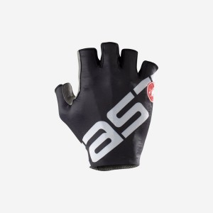 Guantes Castelli COMPETIZIONE 2 Hombre Negras Plateadas | 024378-BZX