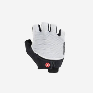 Guantes Castelli ENDURANCE W Mujer Blancas Negras | 892756-KTD