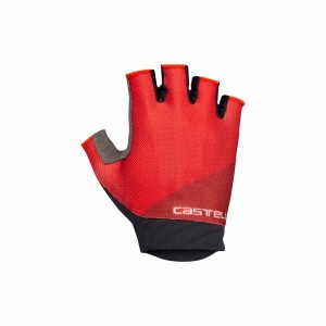 Guantes Castelli ROUBAIX GEL 2 Mujer Rojas | 039751-VOK