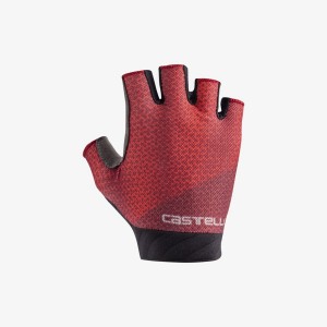 Guantes Castelli ROUBAIX GEL 2 Mujer Rojas | 817590-TOS