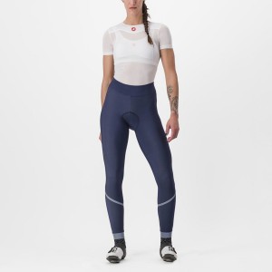 Leggins Castelli VELOCISSIMA THERMAL Mujer Azules Plateadas | 021598-QYN