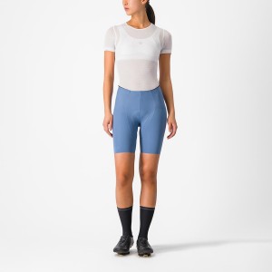 Short Castelli FREE AERO RC W Mujer Gris Azules | 896420-GLS