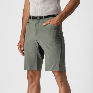 Short Castelli UNLIMITED TRAILGY Hombre Gris | 165382-EPT