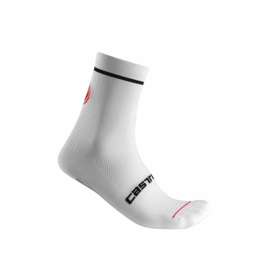 Calcetines Castelli ENTRATA 13 Hombre Blancas | 061352-GMS