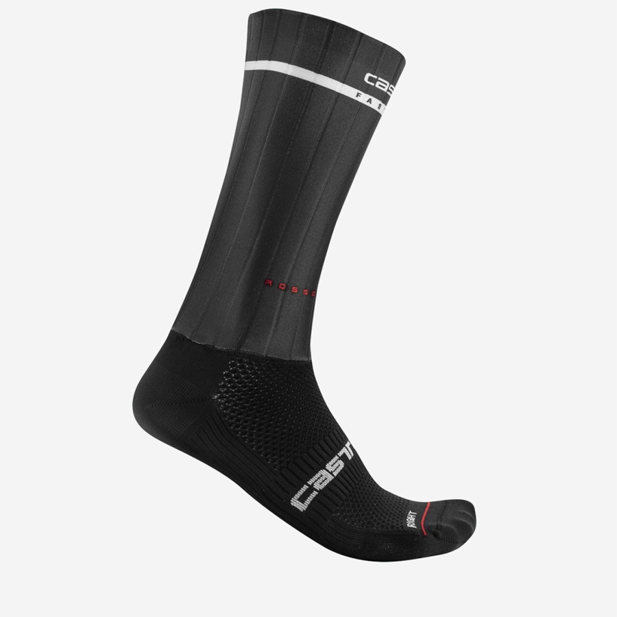 Calcetines Castelli FAST FEET 2 Hombre Negras | 836910-QIM