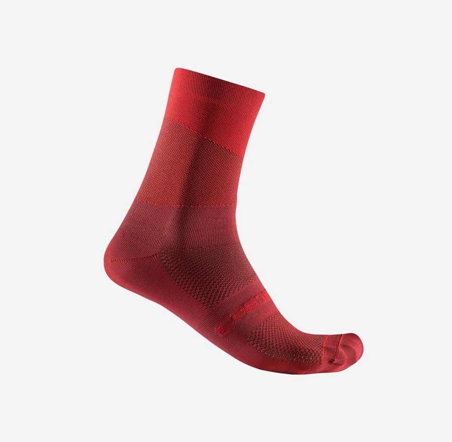 Calcetines Castelli ORIZZONTE 15 Hombre Rojas Rojas | 351269-ACB