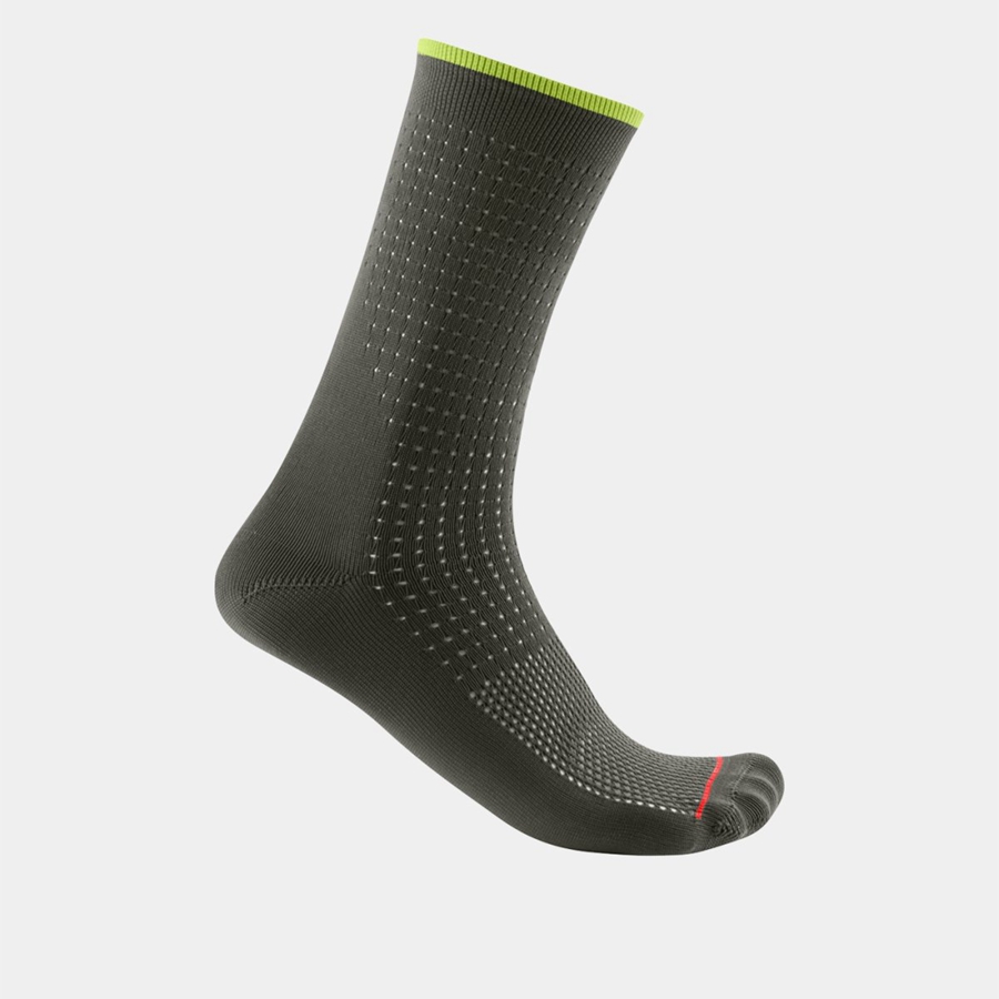 Calcetines Castelli PREMIO 18 Hombre Verde Oscuro | 347650-YGZ