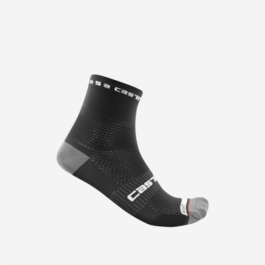 Calcetines Castelli ROSSO CORSA PRO 9 Hombre Negras | 629301-EVL