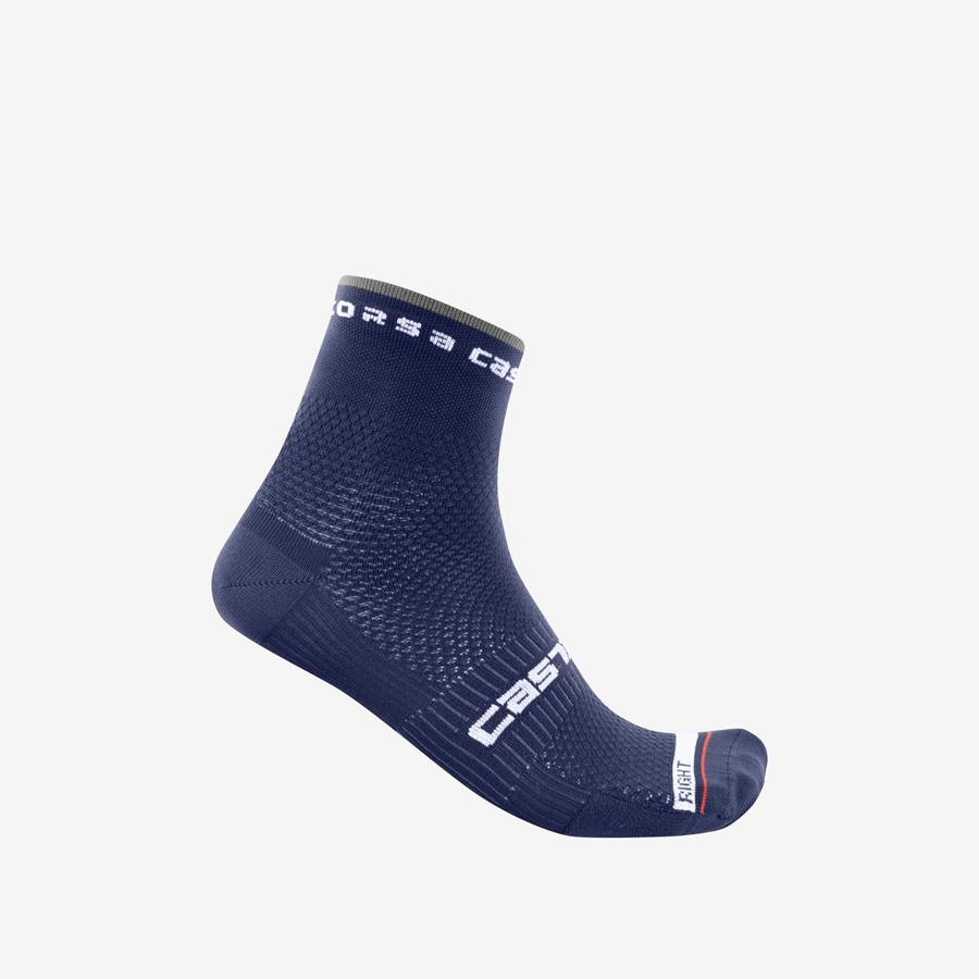 Calcetines Castelli ROSSO CORSA PRO 9 Hombre Azules | 640385-JOT