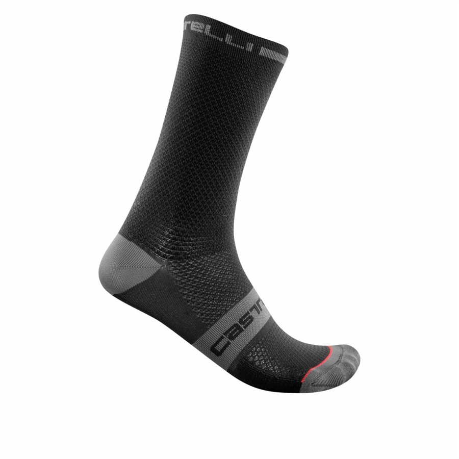 Calcetines Castelli SUPERLEGGERA T 18 Hombre Negras | 043159-BTQ