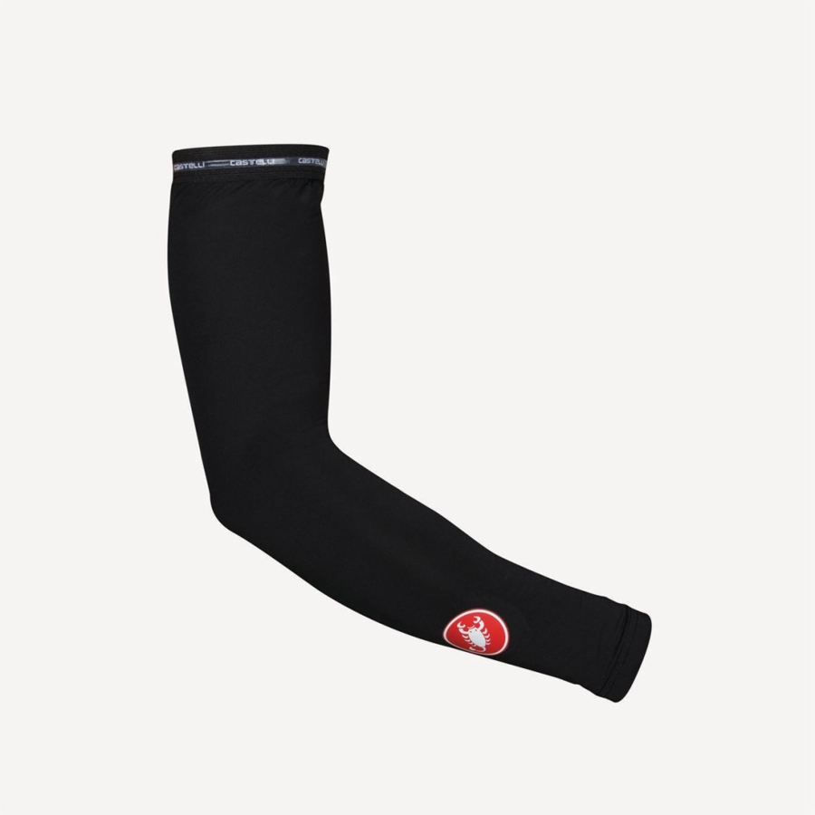 Calentador De Brazos Castelli UPF 50 + LIGHT ARM SLEEVES Hombre Negras | 873014-DCI