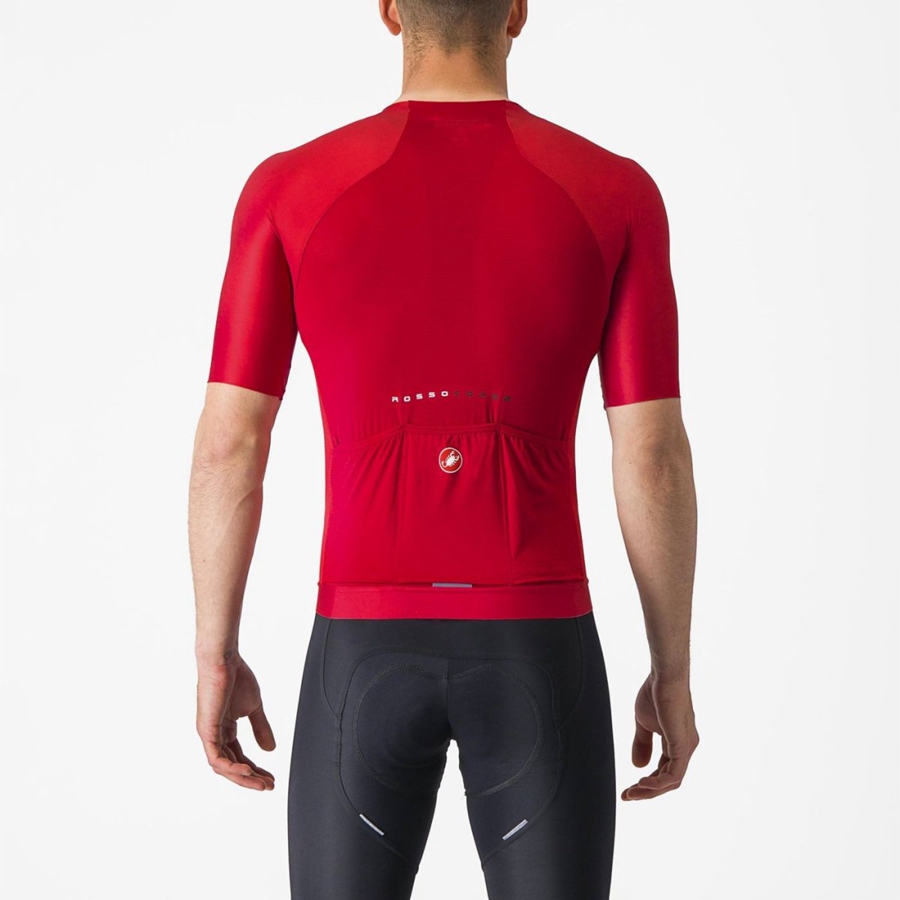 Camiseta Castelli AERO RACE 7.0 Hombre Rojas | 865419-PBI