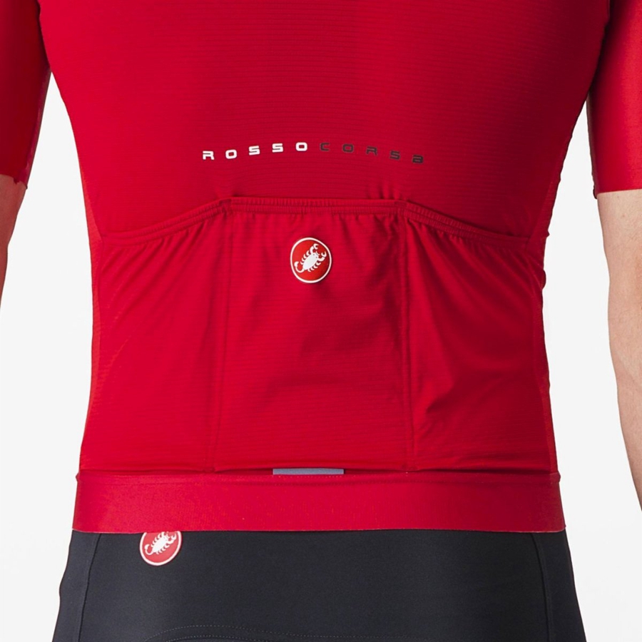 Camiseta Castelli AERO RACE 7.0 Hombre Rojas | 865419-PBI