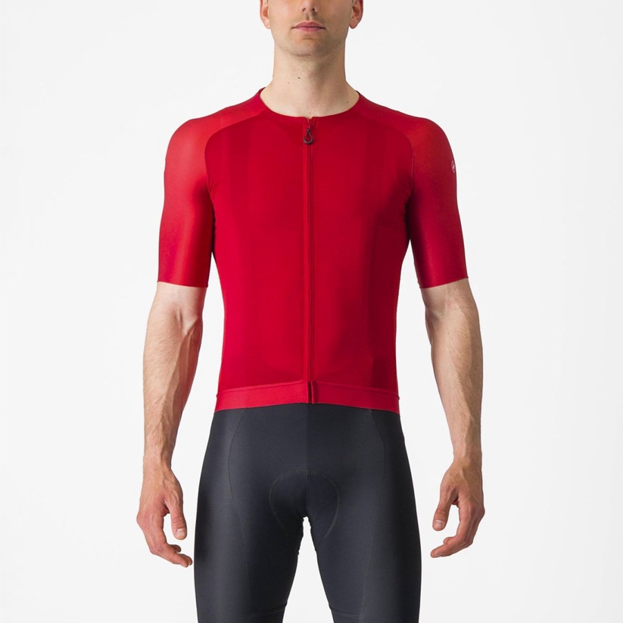 Camiseta Castelli AERO RACE 7.0 Hombre Rojas | 865419-PBI