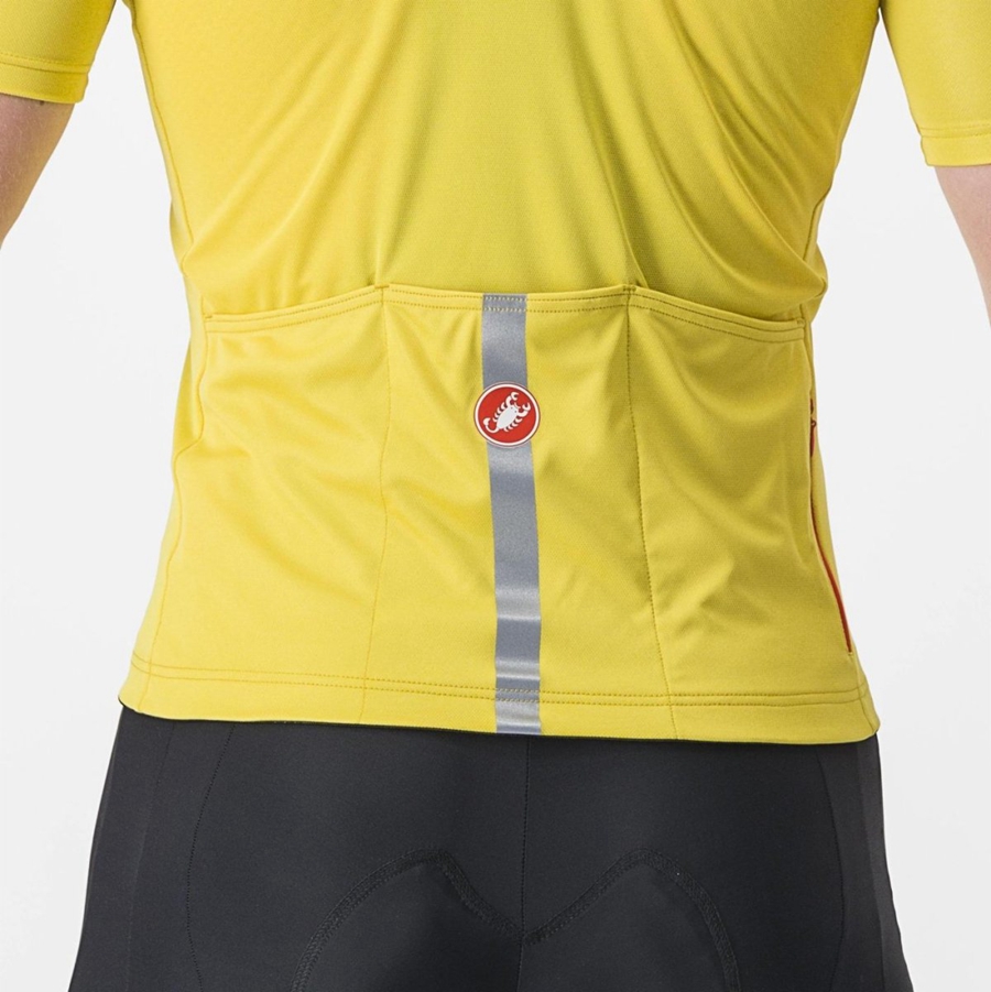 Camiseta Castelli CLASSIFICA Hombre Amarillo | 510289-VES