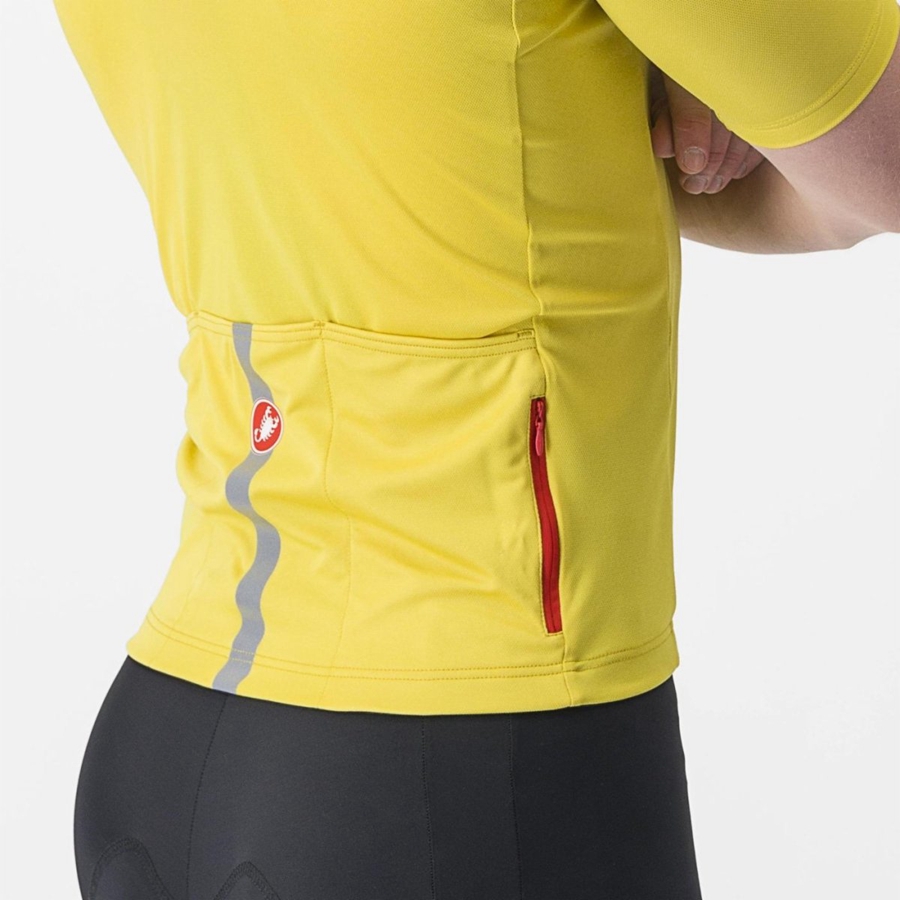 Camiseta Castelli CLASSIFICA Hombre Amarillo | 510289-VES