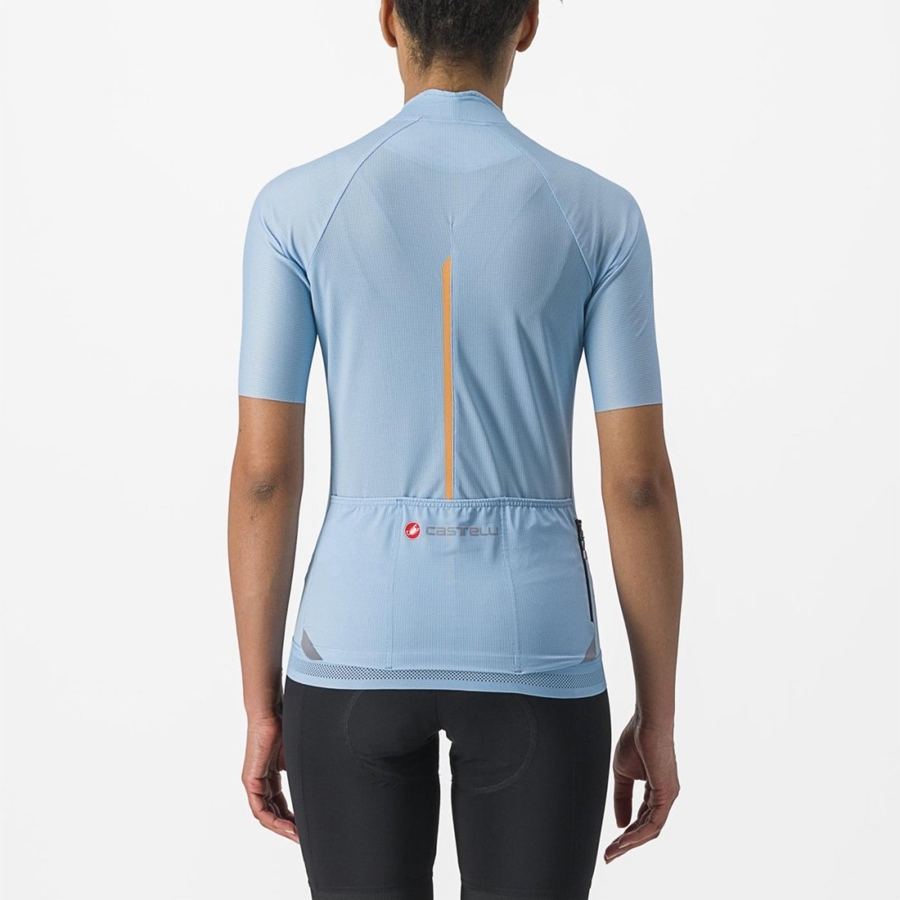 Camiseta Castelli ENDURANCE W Mujer Azules | 517042-TFM