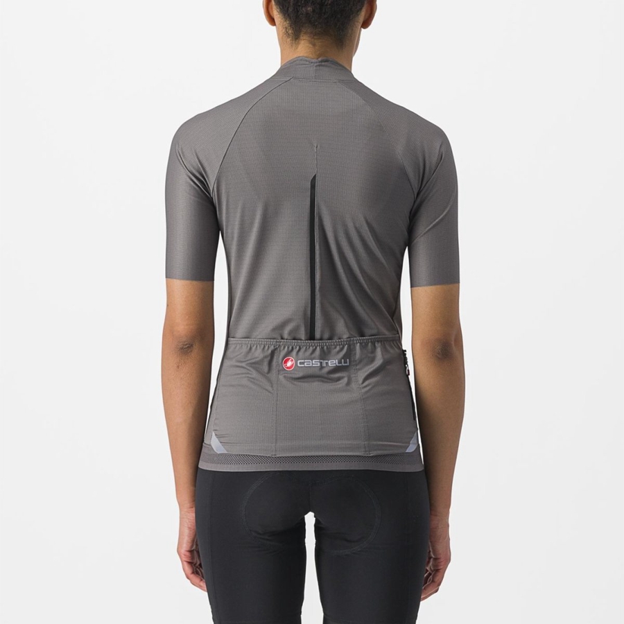 Camiseta Castelli ENDURANCE W Mujer Gris | 307946-NSL