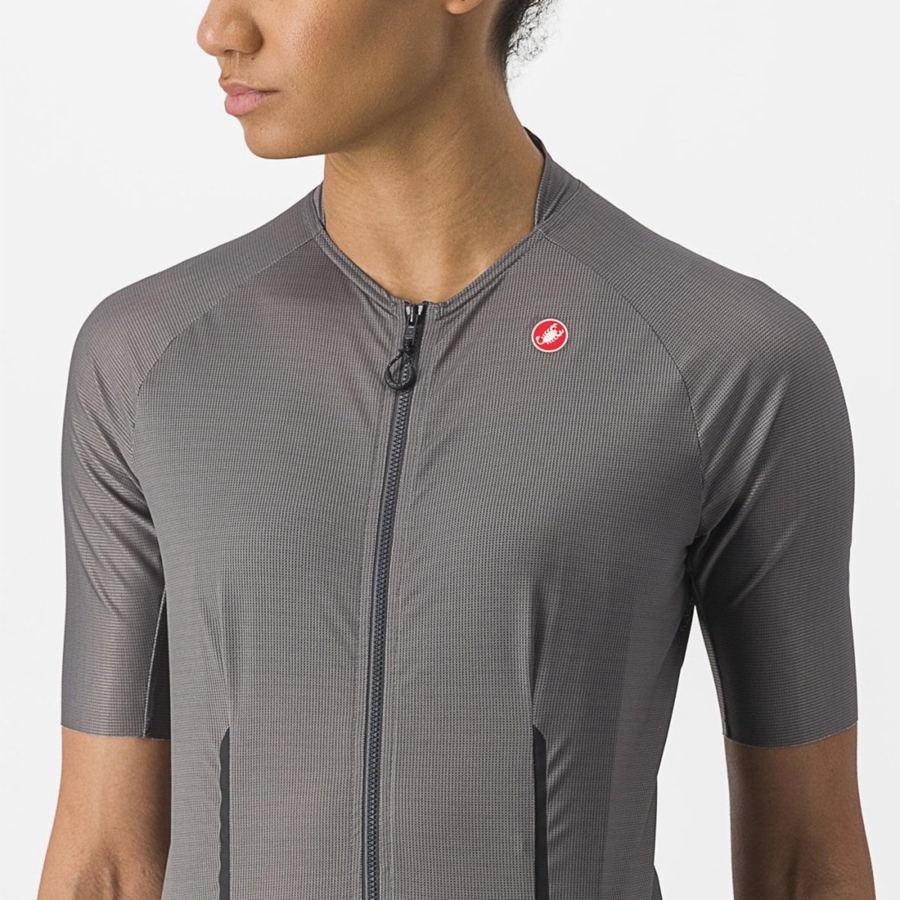 Camiseta Castelli ENDURANCE W Mujer Gris | 307946-NSL