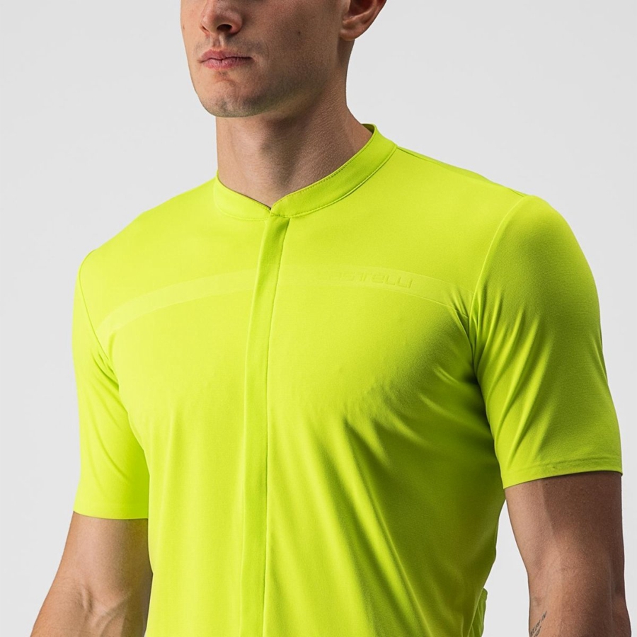 Camiseta Castelli UNLIMITED ALLROAD Hombre Verde Claro | 658170-WNO