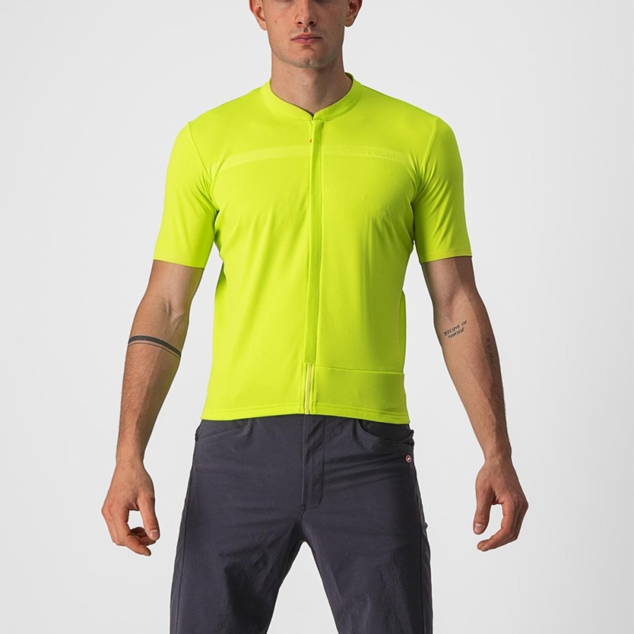 Camiseta Castelli UNLIMITED ALLROAD Hombre Verde Claro | 658170-WNO