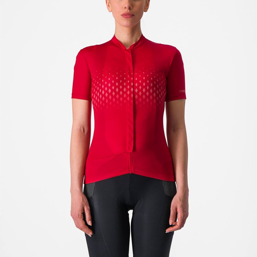 Camiseta Castelli UNLIMITED SENTIERO 3 Mujer Rojas Rojas | 126594-APK