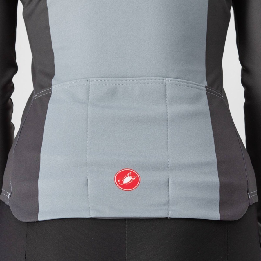 Camiseta Castelli UNLIMITED W THERMAL Mujer Negras Gris | 426897-CME