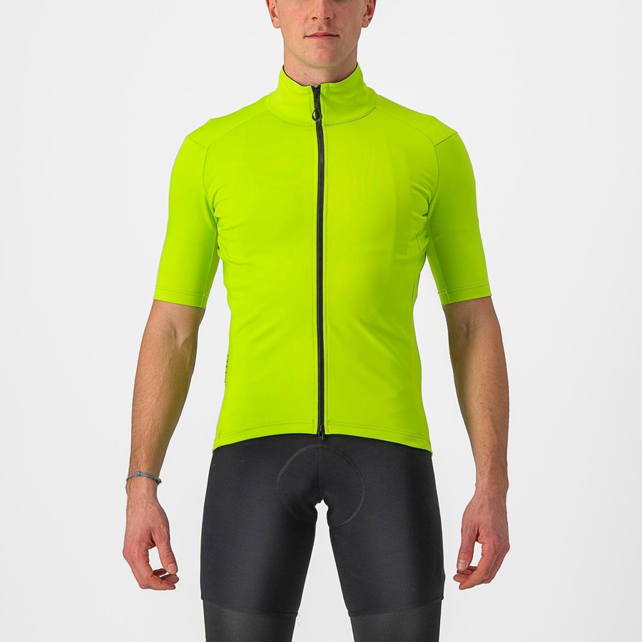 Camperas Castelli PERFETTO RoS 2 WIND Hombre Verde Claro | 209857-XFR